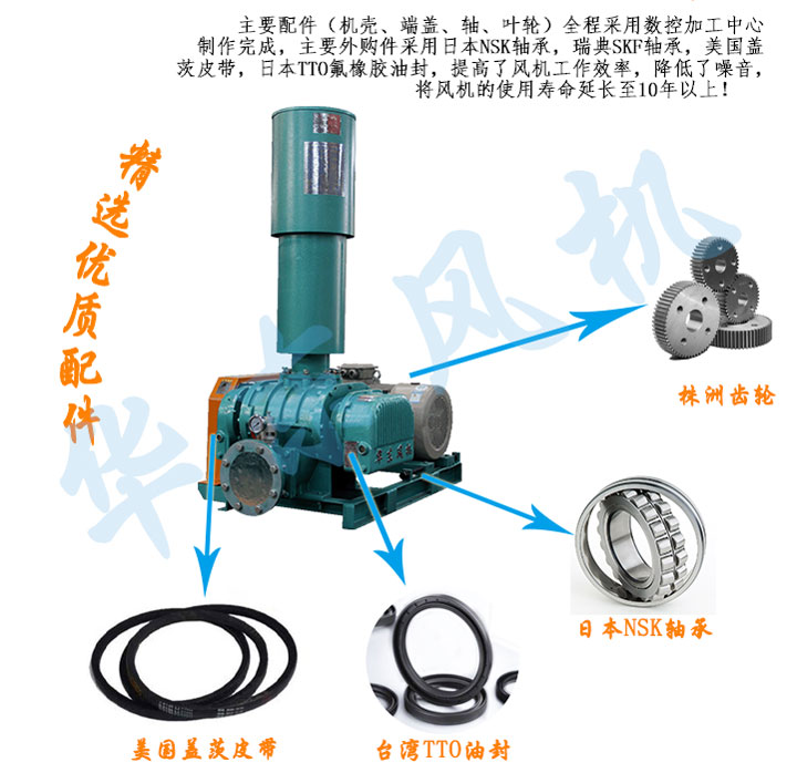 HDSR200（高壓）三葉羅茨風(fēng)機(jī)